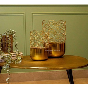 Handmade Metal Luxury <b>Gold</b> Plated Tealight Candle <b>Holder</b> for Home Wedding Parties Tabletop <b>Lighting</b> Decorations - Product Image 1