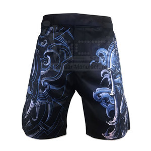 Logotipo profesional Ropa de artes marciales MMA Pantalones cortos de entrenamiento MMA con estampado sublimado para hombres - Product Image 2