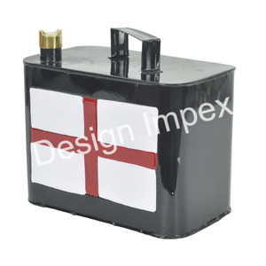 Lata decorativa de aceite de Metal, Impresión de bandera de Inglaterra personalizada, latas elegantes, contenedor diésel de gasolina, réplica de Metal, lata a los mejores precios - Product Image 2