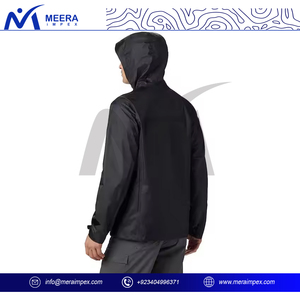 Custom Logo <b>Lightweight</b> Waterproof Eco-Friendly High Street Hooded <b>Rain</b> <b>Jacket</b> for <b>Men</b> Winter Outdoor Team Promotional Events - Product Image 3