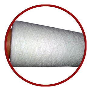 100% <b>Polyester</b> <b>Yarn</b> White High Tenacity Ring Spun Spun <b>Yarn</b> for Textile Weaving is Manufacturing in India - Product Image 1