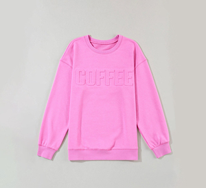 3D Embossed Ladies <b>Pullover</b> Cotton Crew Neck <b>Jumper</b> Custom Design Sweatshirts for Women streetwear breathable casual hoodies - Product Image 1
