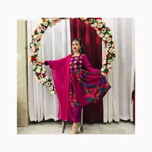 Vestidos de Estilo Afgano para Mujer, los Más Vendidos, Moda Casual, Diseño Simple/Bordado, Vestidos Afganos para Mujer - Product Image 3