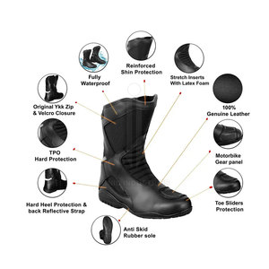 Zapatos de moto transpirables de moda para correr, zapatos de moto para hombre con protección hecha a medida - Product Image 6