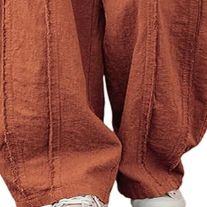 2025 Man <b>Trouser</b> Oversized Men 100% Cotton Flare Pants <b>Fleece</b> Flared <b>Trouser</b> for Men uploaded by Dress Sports - Product Image 3