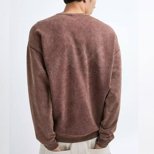 Sweat-shirt tendance délavé à l'acide, tissu durable, conçu pour un confort et un style durables - Product Image 2