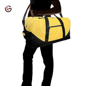 Sac de voyage en cuir GLOBAL LEATHER de haute qualité, grande capacité, fermeture à glissière, style personnalisé, polyester imperméable, utilisation en extérieur - Product Image 6