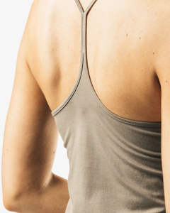 Débardeur court avec logo avant Design sportif à dos nageur pour les entraînements taille haute-Respirant écologique et à séchage rapide - Product Image 5