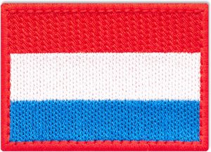 Le drapeau du pays du Luxembourg Patch emblème national brodé fer sur, patch drapeau luxembourgeois brodé Applique - Product Image 3