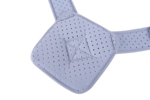 Correcteur de posture portable réglable, respirant, léger, en polyester et coton, soutien dorsal orthopédique pour assis, attelle d'épaule - Product Image 5