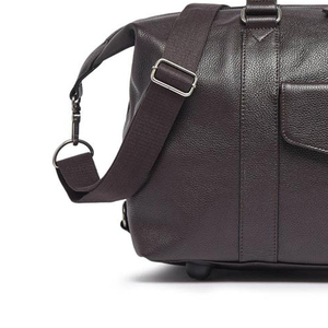 Precio al por mayor de encargo plegable de viaje Vintage hombres bolsas de lona de lujo de alta calidad de cuero de gran capacidad ligero - Product Image 5