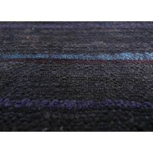 Tapis en laine noué à la main grande surface Provenance, gris et noir, motif patchwork rectangulaire pour salon et couloir - Pae-3579 - Product Image 3
