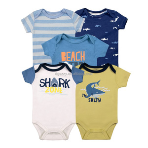 Tuta in cotone per neonato il bambino cresce meglio come i vestiti per bambini 3-12 <span class=keywords><strong>mesi</strong></span> ragazzo ragazza manica corta Casual pagliaccetto in cotone rosa - Product Image 4