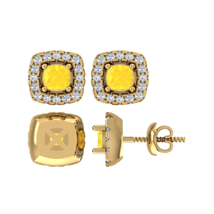 Boucles d'oreilles en diamant naturel de collection unique avec fabriqué en or blanc 14kt pour les femmes, les cadeaux de Noël utilisent des boucles d'oreilles - Product Image 6