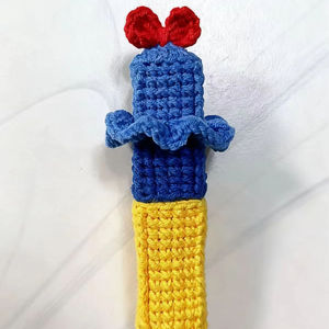 Crochet Handmade Cotton Fashion Cartoon Lipstick <b>Case</b> Holder-Portable Bag Cosmetic Organizer - Product Image 4