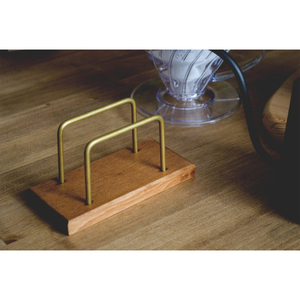 Attractive Design Napkin Holder Dinning Decorative Tissue Stand High Quality Metal Tissue Stand With Wooden Base <b>Cheapest</b> Price - Product Image 2