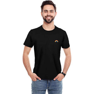 Camiseta de algodón 100% de alta calidad de marca personalizada, bordado transpirable informal con estampado cómodo clásico para cuello de Polo corto - Product Image 3