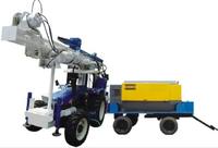Plateformes de forage rotatives et DTH montées sur chariot pour puits d'eau PDTHR100 à 150