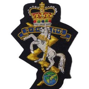 7. QUEEN'S EIGENE HUSSARS BLAZER ABZEICHEN Hands tickerei Bullion Wire Grenadier Guards | Family Crest Blazer Abzeichen Sicherheits abzeichen - Product Image 5
