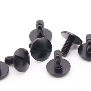 M2.4mm M3 M4 M5 Male-Female Fastener Slotted Small Black Chicago Book <b>Screw</b> <b>Binding</b> <b>Screw</b> for Furniture - Product Image 1