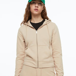 Sudaderas con Capucha de Invierno para Mujer, de Alta Calidad, con Cierre, Tejido Suave 100% Algodón, Diseño Cómodo, Logotipo Personalizado en la Parte Delantera - Product Image 1