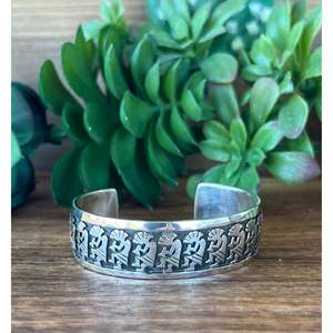 Calvin Peterson Sterling <b>Silver</b> Fashion <b>Cuff</b> <b>Bracelet</b> - Product Image 1