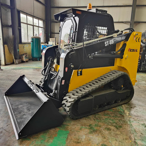 Cargador frontal de fábrica Spot, pequeño cargador de dirección deslizante con retroexcavadora para limpieza de pastos y nivelación de tierras - Product Image 5