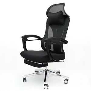 ergonomic Foam Office Chair with Adjustable Headrest and <b>Footrest</b> for Home Office Hospital Use - Product Image 4