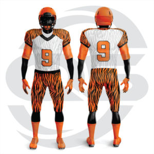 Uniforme de football américain personnalisé de haute qualité Style de rugby vintage avec ensembles de jeunes au design sublimé - Product Image 6