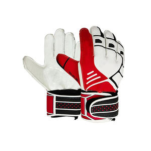 Gants de gardien de but de football de qualité supérieure Poignée en latex allemand Coupe plate Confort Nylon tricoté Caractéristique Protection des doigts - Product Image 4