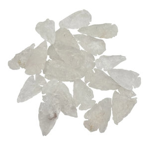 Puntas de flecha de cristal transparente, piedra natural, Ágata curativa, reiki, venta al por mayor - Product Image 4