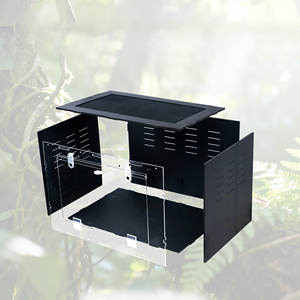 Durable PVC Reptile Keeper Box OEM ODM Pet Cages Houses <strong>Terrarium</strong> Arboreal Gecko Tree Frog Insect Enclosure <strong>Plastic</strong> Tray for - Product Image 1