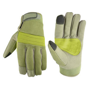 ถุงมือช่างหนังสังเคราะห์แบบใหม่ ออกแบบโลโก้ได้เอง ป้องกันการบาดเจ็บในงานอุตสาหกรรม กันลื่น รองรับหน้าจอสัมผัส - Product Image 6