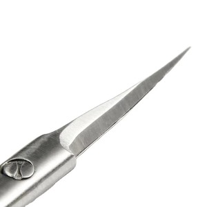 Ciseaux à cuticules en acier inoxydable légers et écologiques, pointe fine pour une coupe précise, utilisation en salon, manucure, pédicure - Product Image 4