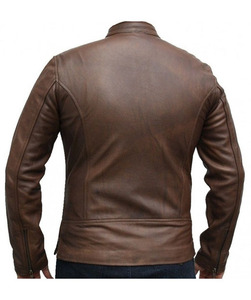 Chaqueta de Motocicleta para Hombre, Invierno 2022, Nueva Llegada, Alta Calidad, Piel de Vaca, Estilo Urbano, Tallas Grandes, Impermeable, Ecológica - Product Image 6