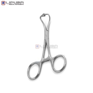 Pinzas de toalla Bertram de alta calidad, fórceps, instrumentos quirúrgicos manuales de acero inoxidable, estándar de seguridad Mol esterilizable - Product Image 5