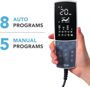 Sillón de Masaje Shiatsu Reclinable de Gravedad Cero con Modos de Calor para Cintura y Pantorrillas, Masaje de Pies, Extensión de Reposapiés y Bluetooth - Product Image 4