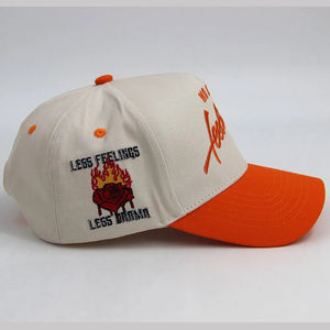 Factory Custom Men's Striped Baseball Cap Sporty Cotton Fabric Color Contrast with 3D Embroidery Logo Wholesale Made in Pakistan - Product Image 4