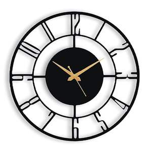 Horloges murales en métal artisanales abordables avec de belles finitions et des designs uniques pour une décoration intérieure économique - Product Image 2