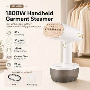 1800W 350ml 30g/min 130C Steam 30s Heat-Up acero inoxidable portatil compacta vaporizador de ropa de mano plancha a vapor - Product Image 2