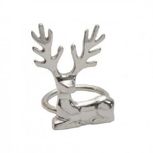 Ensemble de ronds de serviette en aluminium faits à la main dans un fini poli miroir Parfait pour une vaisselle abordable Décor élégant - Product Image 1