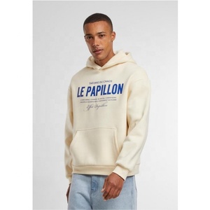 Servicio OEM, Sudadera con Capucha Extra Grande Personalizada de Algodón Grueso para Hombre, con Logotipo Bordado Premium, Oferta al por Mayor, Tendencia 2024 - Product Image 3