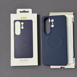 Funda Oficial de Piel de Oveja de Lujo para <span class=keywords><strong>Samsung</strong></span> <span class=keywords><strong>Galaxy</strong></span> S26 S25 S24 S23 S22 S2 <span class=keywords><strong>Plus</strong></span> Ultra, Compatible con Carga Inalámbrica Magnética - Product Image 1