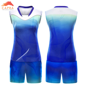 ชุดวอลเลย์บอลแบบกำหนดเองสำหรับการพิมพ์แบบรีดร้อน ระบายอากาศได้ดี ผลิตจากโพลีเอสเตอร์ 100% ชุดกีฬาสำหรับผู้ใหญ่แบบ unisex - Product Image 5