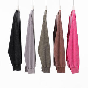 Chemises décontractées pour hommes grande taille, lavage à l'acide, automne, personnalisées, vintage, rétro, manches longues, t-shirt, pull, haut de sport - Product Image 5