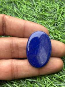 Piedra preciosa de lapislázuli azul Natural de alta calidad AAA +, tamaño personalizado, forma Ovalada para fabricación de joyas DIY, piedras preciosas sueltas - Product Image 2