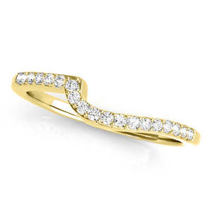 Anillo de Compromiso y Alianza de Oro Amarillo de 14K con Diamante de 0.50ct en Forma de Espiral, Conjunto de Joyería Fina para Novia - Product Image 1