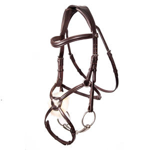 Bridon de cheval en cuir de style anglais élégant, artisanat de haute qualité pour l'entraînement quotidien, bridons d'équitation en cuir personnalisés - Product Image 1