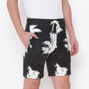 2025 <b>Men</b> Casual <b>Shorts</b> <b>Elastic</b> <b>Waist</b> Solid Custom Design High Quality Polyester/Cotton Wholesale - Product Image 4