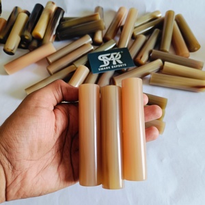 ฮอร์นวัวแท้ขัดมันม้วนแท่งวัวฮอร์นแข็งว่างเปล่าสำหรับเครื่องประดับงานหัตถกรรมมีดเครื่องประดับอุปกรณ์ทำมือและทำด้วยมือ - Product Image 3